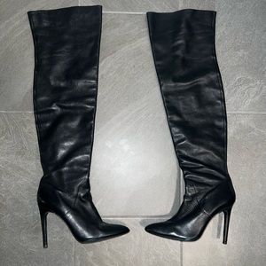 Vintage Alexander Wang Vintage Knee High Leather Boots